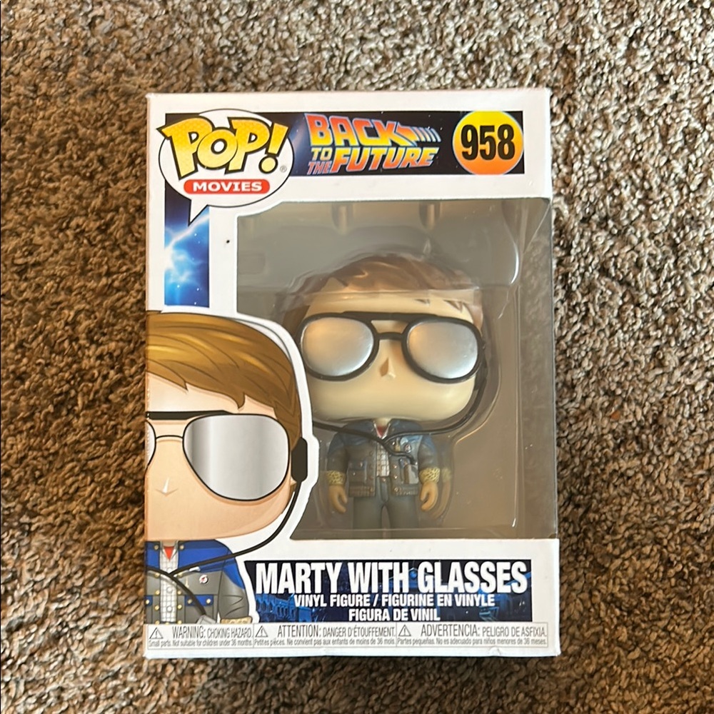 Funko Marty with Glasses Vinyl Figure